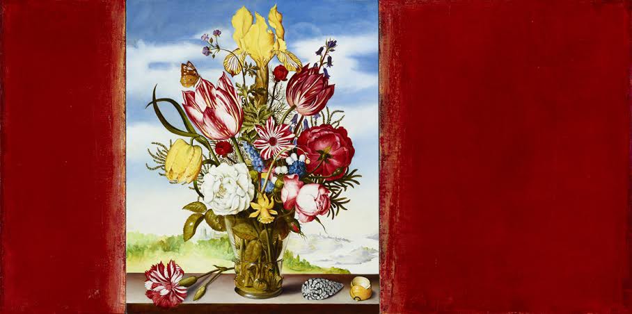 Untitled 01 (Bosschaert-1620) oil on canvas 20 x 40 inch jpg